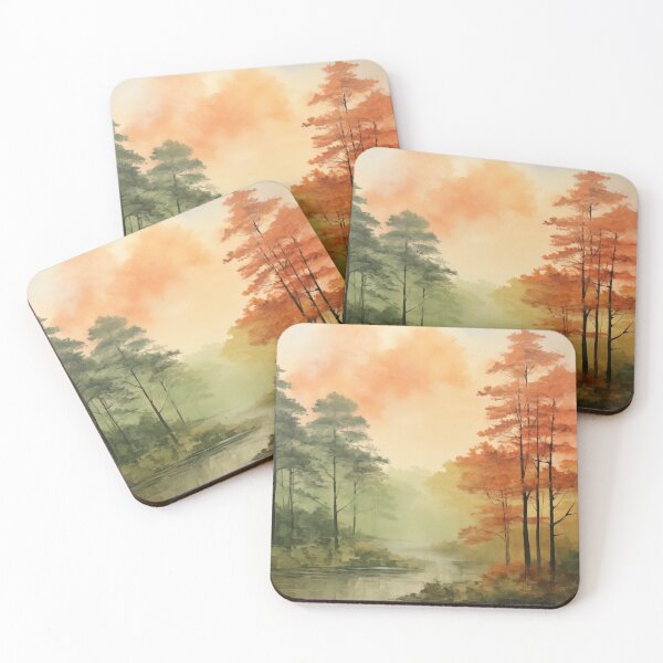 Item preview, Woodland Tranquility: Rothko-Inspired Minimalist Color Field designed and sold by AIDreamPixels.