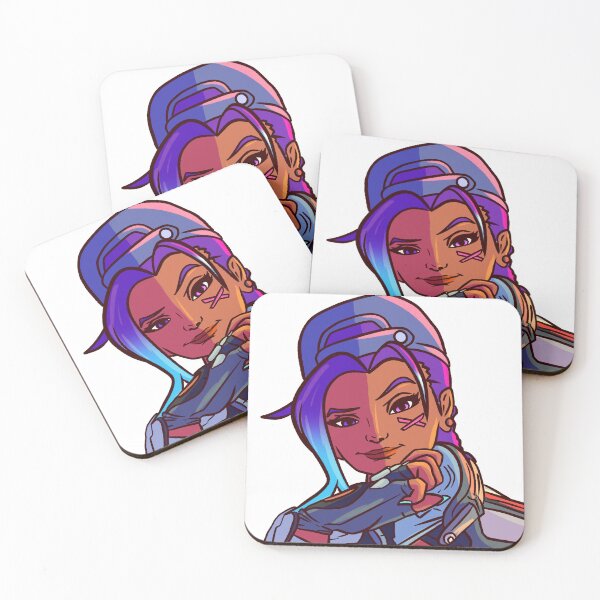 Artikelvorschau, Kopie des Videospiel-Mädchens Twitch Emote Sub Badge Streamer Asset Kpop Idol Twitch Emote Lila Haare Anime Girl T-Shirt Kawaii Girl Tee entworfen und verkauft von Necrotic Ice.
