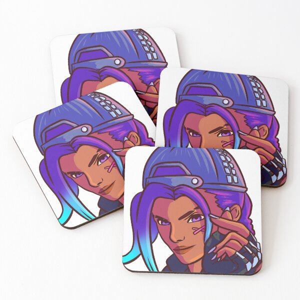 Artikelvorschau, Kopie des Videospiel-Mädchens Twitch Emote Sub Badge Streamer Asset Kpop Idol Twitch Emote Lila Haare Anime Girl T-Shirt Kawaii Girl Tee entworfen und verkauft von Necrotic Ice.