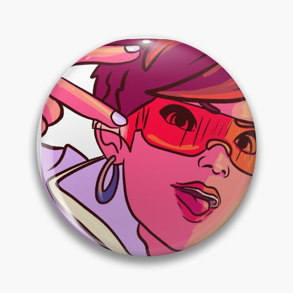 Item preview, Video Game Girl Twitch Emote Sub Badge Streamer Asset Kpop Idol Twitch Emote Purple Hair Anime Girl T Shirt Kawaii Girl Tee  designed and sold by Necrotic Ice.