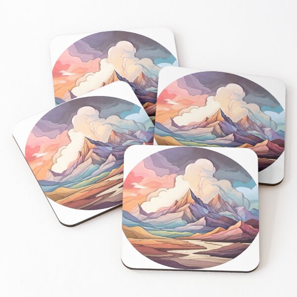 Item preview, Ethereal Vistas: Crafting Abstract Landscape Inspirations (214) designed and sold by WASjourney.