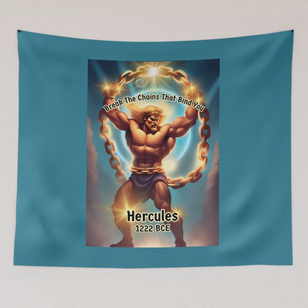 Item preview, Hercules Break The Chains That Bind You designed and sold by GleamingGiant.