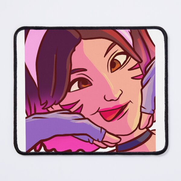 Item preview, Video Game Girl Twitch Emote Sub Badge Streamer Asset Kpop Idol Twitch Emote Purple Hair Anime Girl T Shirt Kawaii Girl Tee  designed and sold by Necrotic Ice.