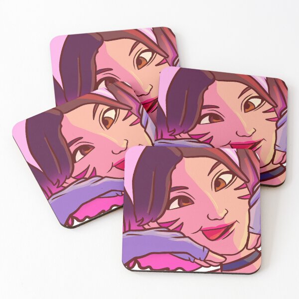 Artikelvorschau, Videospiel Mädchen Twitch Emote Sub Abzeichen Streamer Asset Kpop Idol Twitch Emote Lila Haare Anime Mädchen T Shirt Kawaii Girl T-Shirt entworfen und verkauft von Necrotic Ice.