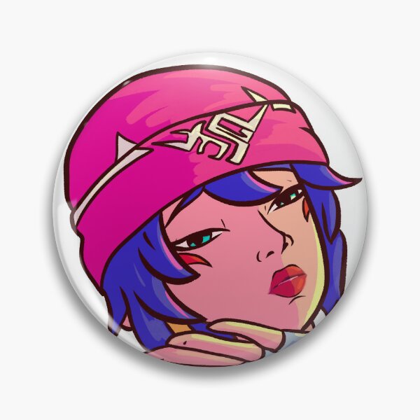 Item preview, Video Game Girl Twitch Emote Sub Badge Streamer Asset Kpop Idol Twitch Emote Purple Hair Anime Girl T Shirt Kawaii Girl Tee  designed and sold by Necrotic Ice.