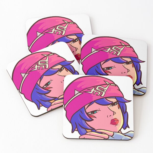 Artikelvorschau, Videospiel Mädchen Twitch Emote Sub Abzeichen Streamer Asset Kpop Idol Twitch Emote Lila Haare Anime Mädchen T Shirt Kawaii Girl T-Shirt entworfen und verkauft von Necrotic Ice.
