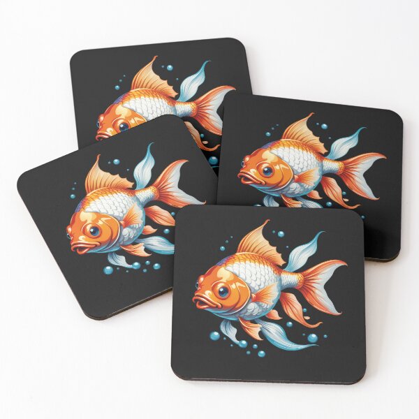 Item preview, High detailed drawing golden fish designed and sold by Bilisik.