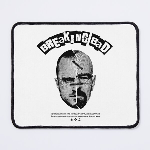Item preview, Walter White and Jesse Pinkman from Breaking Bad Graphic Design designed and sold by FriskySloths.