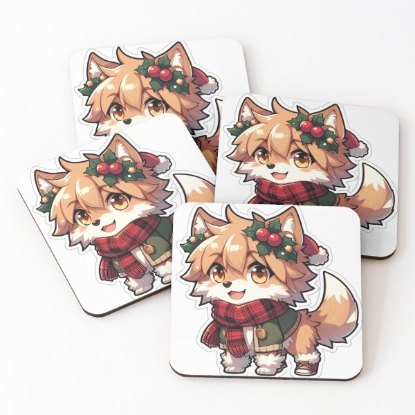 Item preview, Chibi Collie in Christmas designed and sold by City0fDreams.