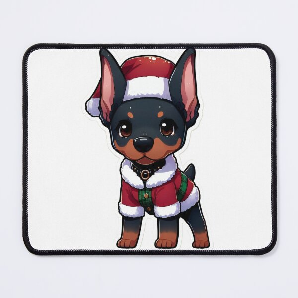 Item preview, Chibi Dobermann in Christmas designed and sold by City0fDreams.
