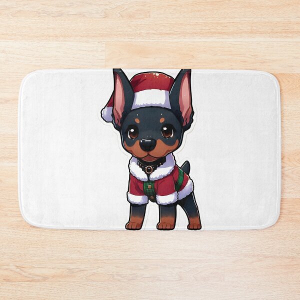 Item preview, Chibi Dobermann in Christmas designed and sold by City0fDreams.