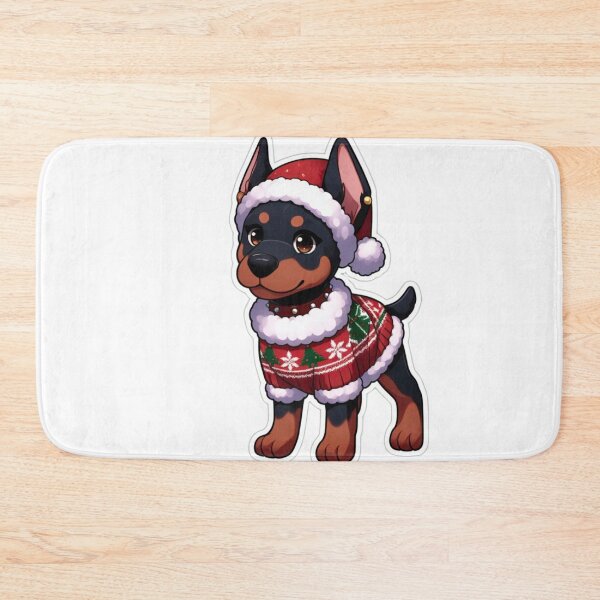 Item preview, Chibi Dobermann in Christmas designed and sold by City0fDreams.