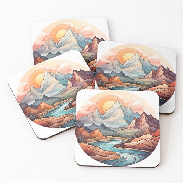 Item preview, Abstract Nature's Poetry: Interpreting Mountains, Deserts, and Forests (216) designed and sold by WASjourney.