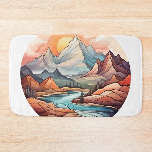 Item preview, Abstract Nature's Poetry: Interpreting Mountains, Deserts, and Forests (216) designed and sold by WASjourney.