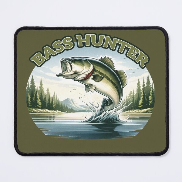 Item preview, Bass Hunter Fishing designed and sold by PabloArt.