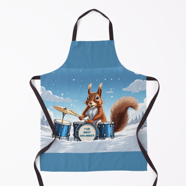 Item preview, Squirrel plays the drums designed and sold by Artbellachi.