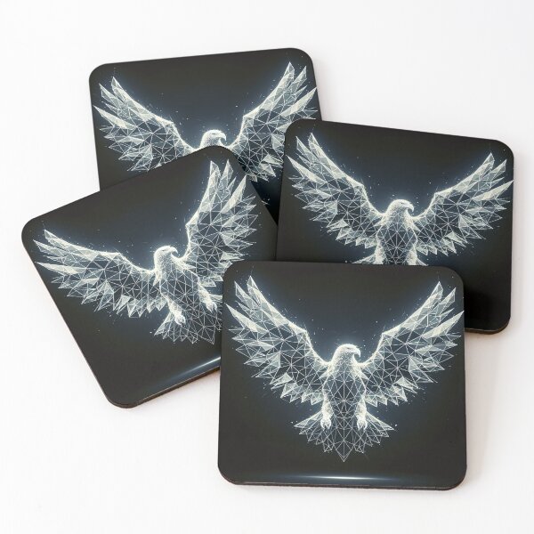 Item preview, Luminous Geometric Eagle in Flight designed and sold by Nick Seidel.