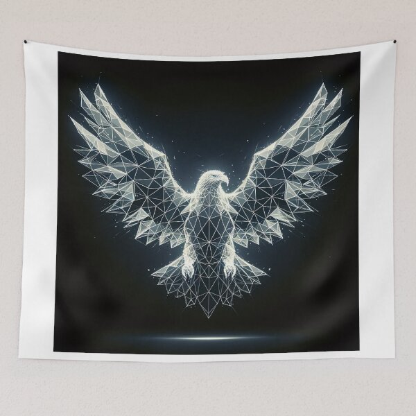 Item preview, Luminous Geometric Eagle in Flight designed and sold by Nick Seidel.