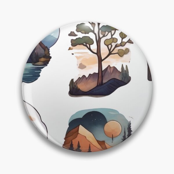 Item preview, Landscape Fantasia: Abstract Artistry in Mountains, Deserts, and Forests (219) designed and sold by WASjourney.