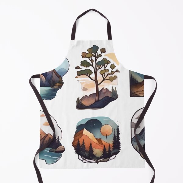 Item preview, Landscape Fantasia: Abstract Artistry in Mountains, Deserts, and Forests (219) designed and sold by WASjourney.