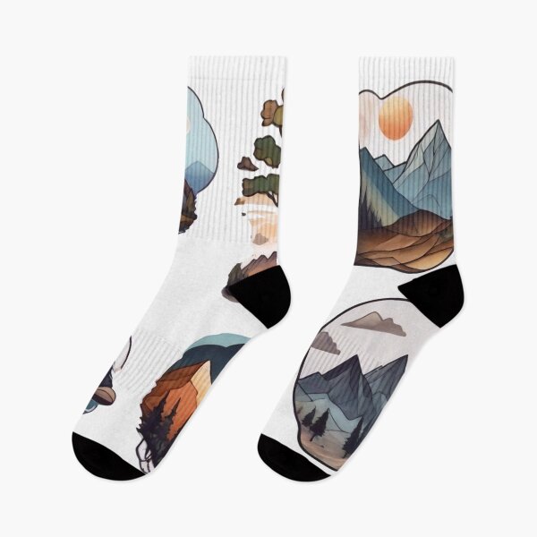 Item preview, Landscape Fantasia: Abstract Artistry in Mountains, Deserts, and Forests (219) designed and sold by WASjourney.