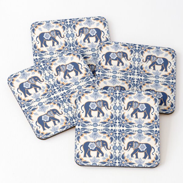 Item preview, A gorgeous blue elephant designed and sold by DigitalArtByCJ.