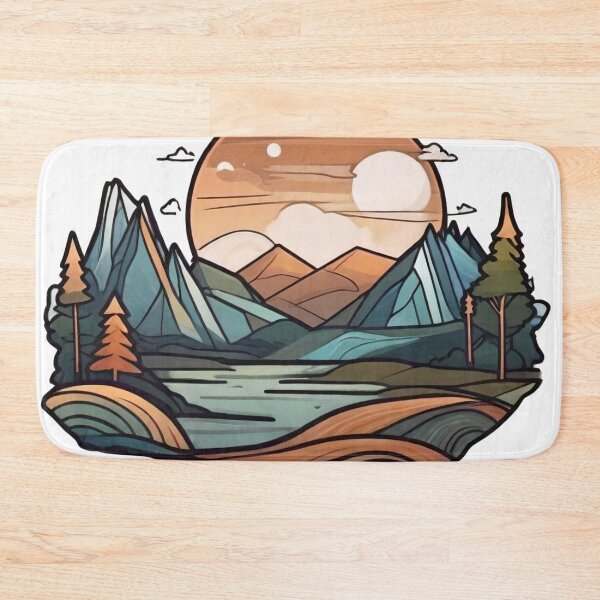 Item preview, Abstract Impressions: Captivating Landscapes Reimagined (220) designed and sold by WASjourney.