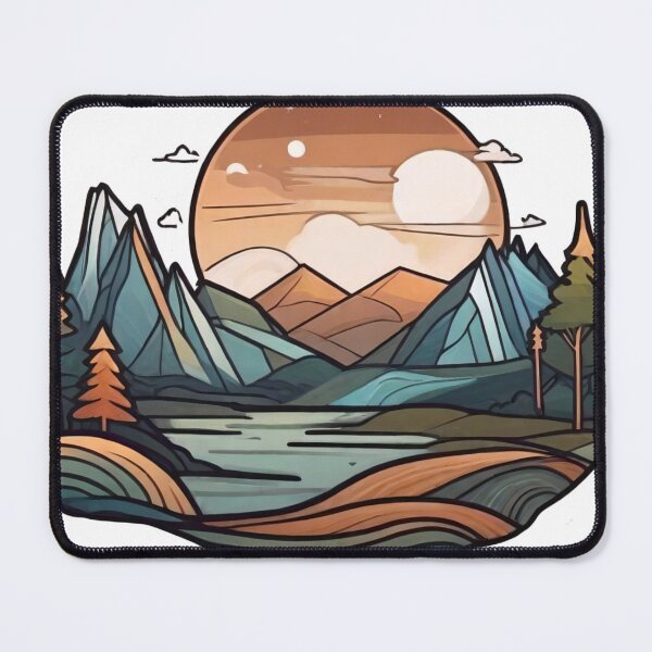 Item preview, Abstract Impressions: Captivating Landscapes Reimagined (220) designed and sold by WASjourney.