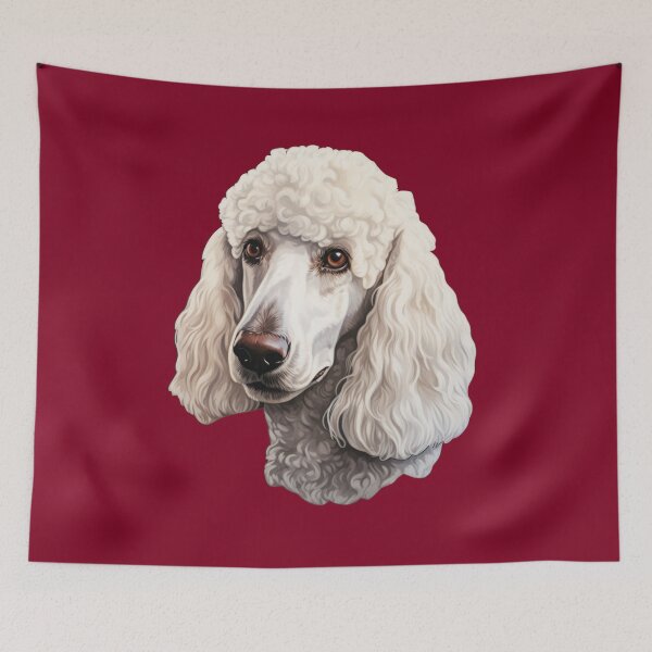 Item preview, Regal White Poodle Stare designed and sold by solrevolver.