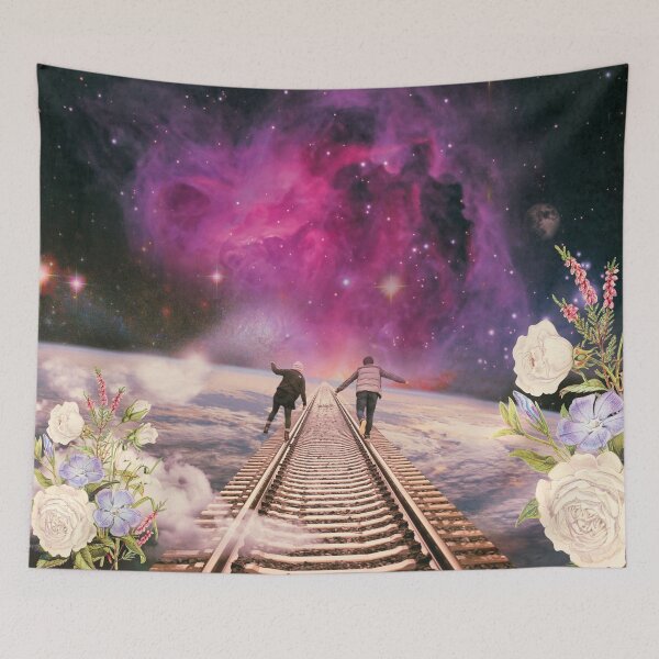 Item preview, you and me, galaxy, surreal designed and sold by Mauswohn.