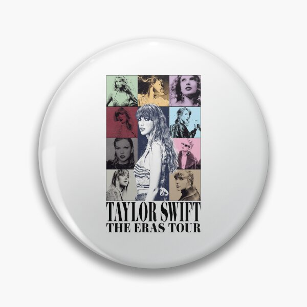 Taylor Swift RED + 1989 Fanart Glittered 1.25 Inches Small Button Pins  (Price Per Pin)