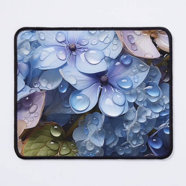 Item preview, Rainfall Rhapsody: Lyrical Abstraction in Blues and Violets designed and sold by AIDreamPixels.