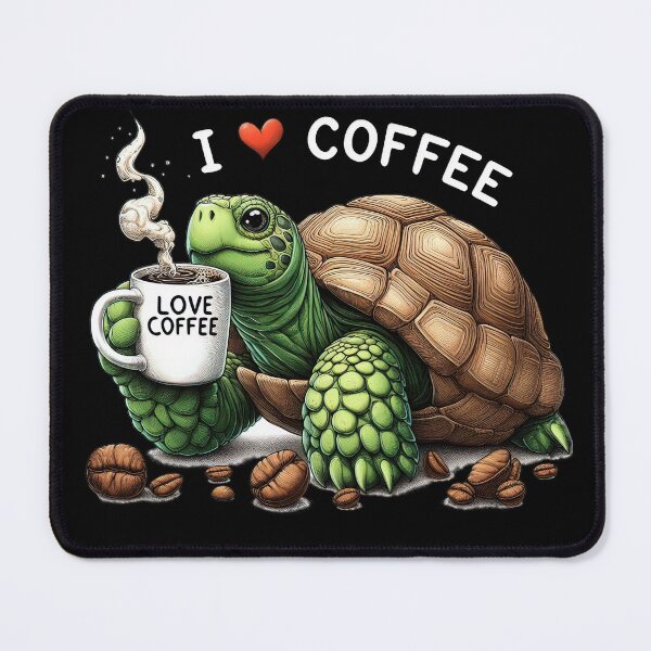 Item preview, This cute turtle loves coffee. designed and sold by fotoryum.