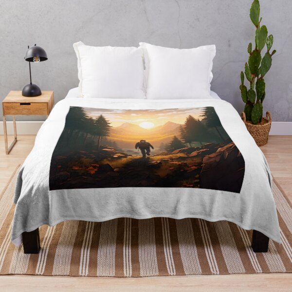 Item preview, Hiking in Solitude: A Journey Through the Misty Forest designed and sold by Shirtastically.