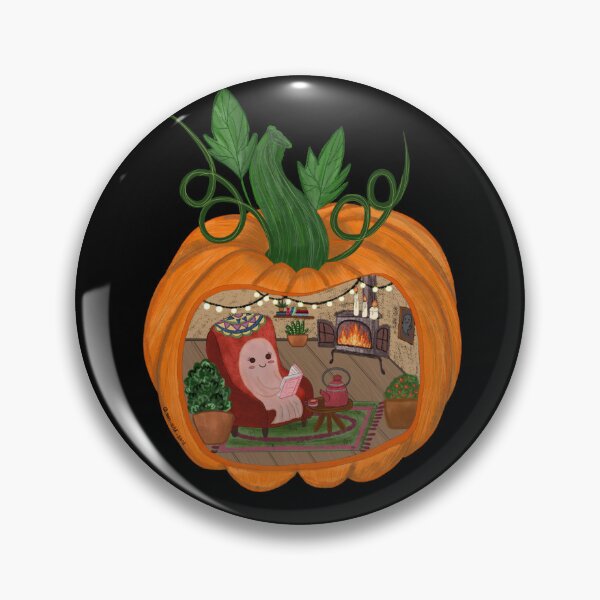 Item preview, Pumpkin ghost house designed and sold by MadebySan.