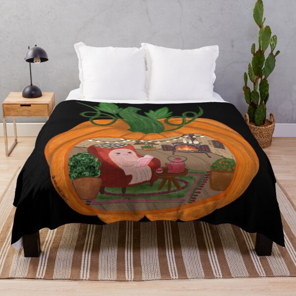 Item preview, Pumpkin ghost house designed and sold by MadebySan.