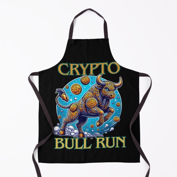 Item preview, Bullrun crypto bull bitcoin designed and sold by GalaxyGraffiti.