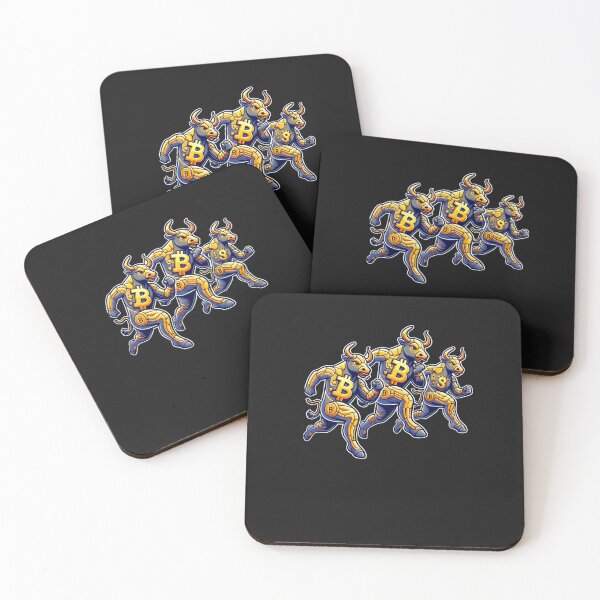 Item preview, Bullrun crypto bull bitcoin designed and sold by GalaxyGraffiti.