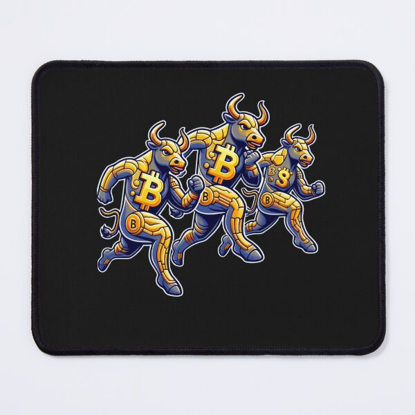 Item preview, Bullrun crypto bull bitcoin designed and sold by GalaxyGraffiti.
