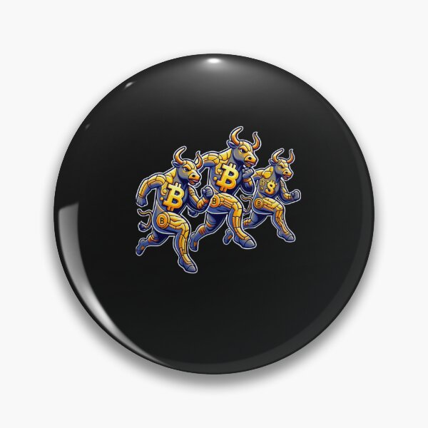 Item preview, Bullrun crypto bull bitcoin designed and sold by GalaxyGraffiti.