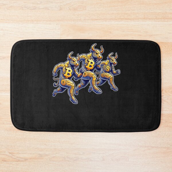 Item preview, Bullrun crypto bull bitcoin designed and sold by GalaxyGraffiti.