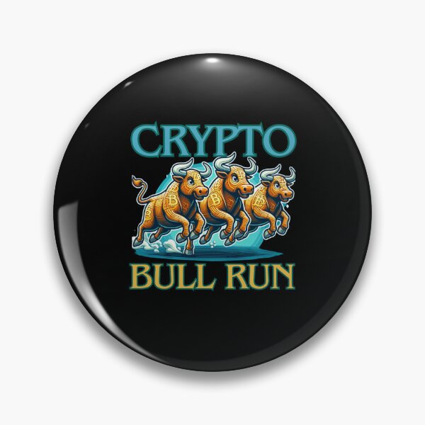 Item preview, Bullrun crypto bull bitcoin designed and sold by GalaxyGraffiti.