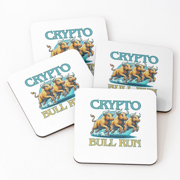 Item preview, Bullrun crypto bull bitcoin designed and sold by GalaxyGraffiti.