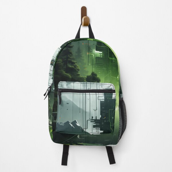 Item preview, Digital Nature Mosaic: The Convergence of Organic and Virtual designed and sold by AIDreamPixels.