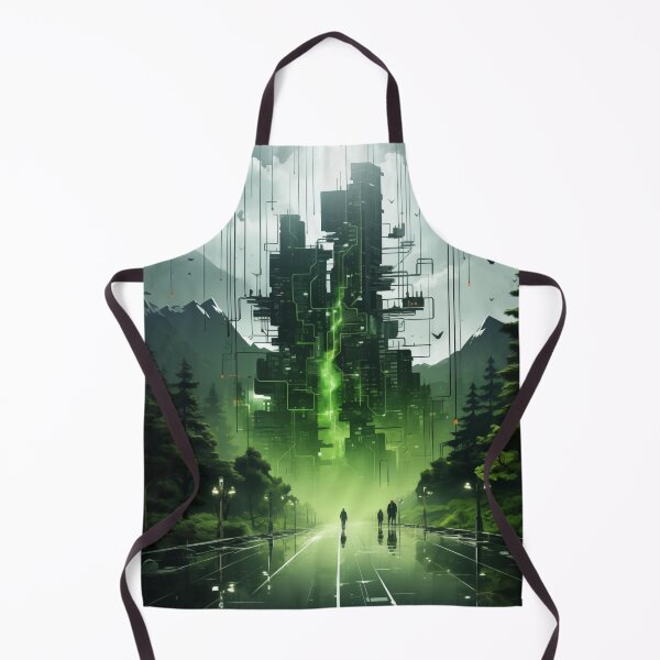 Item preview, Digital Nature Mosaic: The Convergence of Organic and Virtual designed and sold by AIDreamPixels.