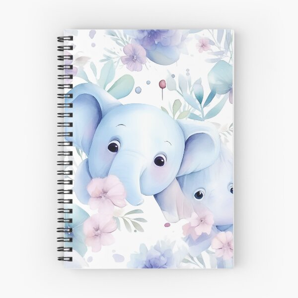 Item preview, Elephant Cute with Flower Patterns designed and sold by Mindterest.