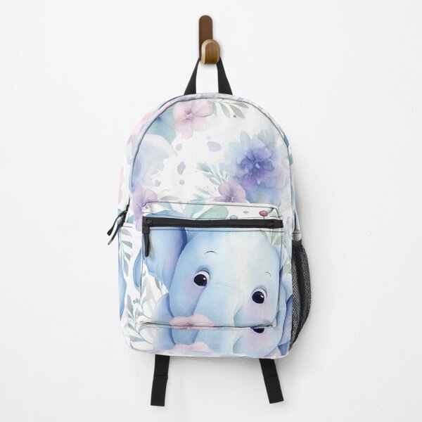 Item preview, Elephant Cute with Flower Patterns designed and sold by Mindterest.