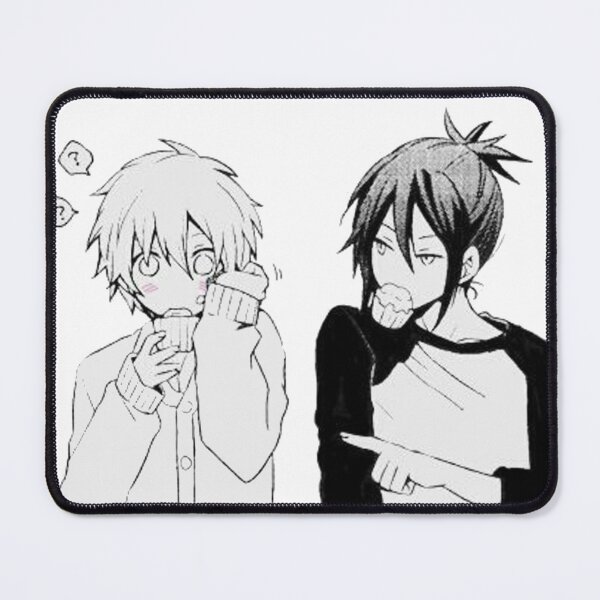 Item preview, Shion and Nezumi eating muffins designed and sold by sonoyang.