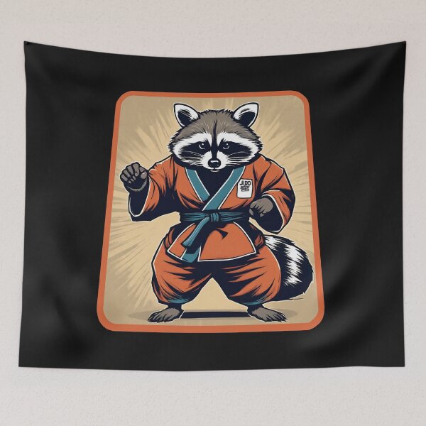 Item preview, Raccoon Judo designed and sold by Eolithic.