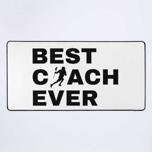 Item preview, Best Coach Ever Lacrosse - Black designed and sold by GymWearDepot.